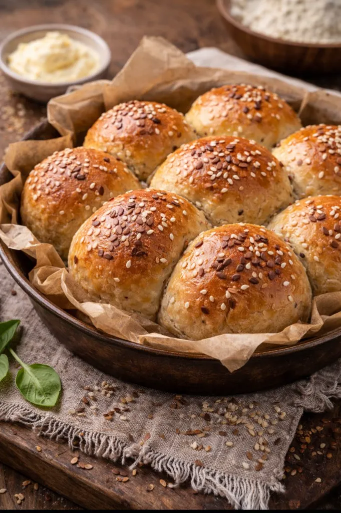 Yeast-free buns